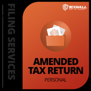 Amend Tax Return - Personal