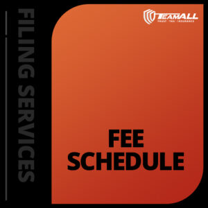 Fee Schedule